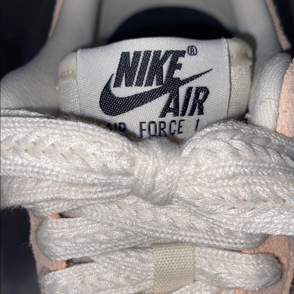 Nike White and Pink Athletic Shoes Air Force 1 - Picture 3 of 5